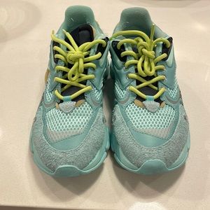 L003 NEO LACOSTE TURQUOISE NAVY SOZE 8.5 WOMENS